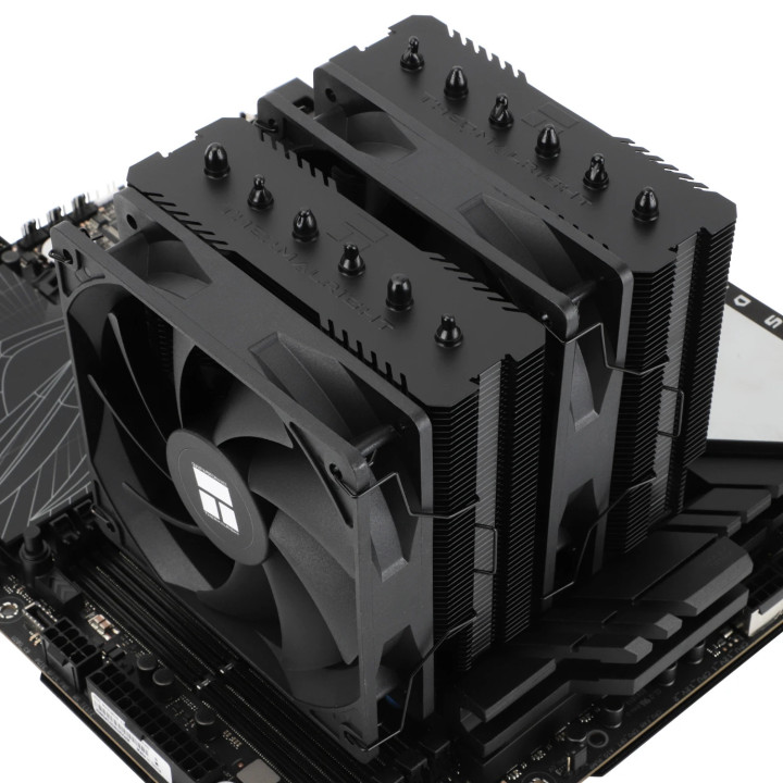 Охладител за процесор Thermalright Peerless Assassin 120 SE Black, Dual-Tower, LGA1851/LGA1700/AM5 - PEERLESS-ASSASSIN-120-SE-Black