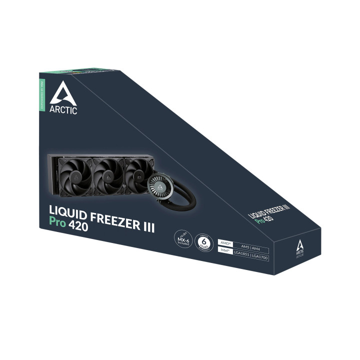 Водно охлаждане за процесор Arctic Liquid Freezer III Pro 420 Black - ACFRE00181A