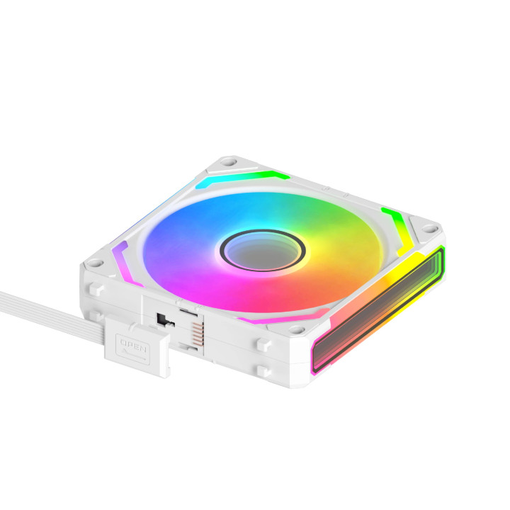 Комплект вентилатори Xigmatek Starlink Ultra Arctic, 3x120mm, Infinity Mirror, A-RGB - EN40856