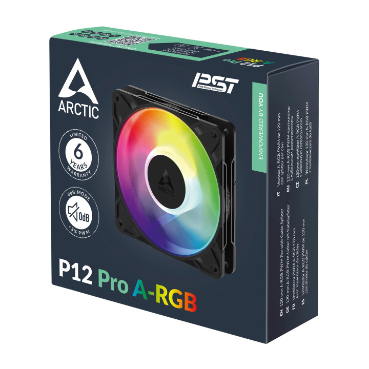 Вентилатор Arctic P12 Pro, 120mm A-RGB - ACFAN00309A