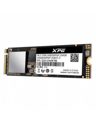 SSD диск Adata 256GB SX8200P M2 2280 PCI - ASX8200PNP-256GT-C