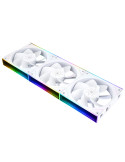 Комплект вентилатори Thermalright 3x120mm TL-M12QRW x 3, White, Reverse, Infinity Mirror, Daisy-Chain, A-RGB - TL-M12QRW-3