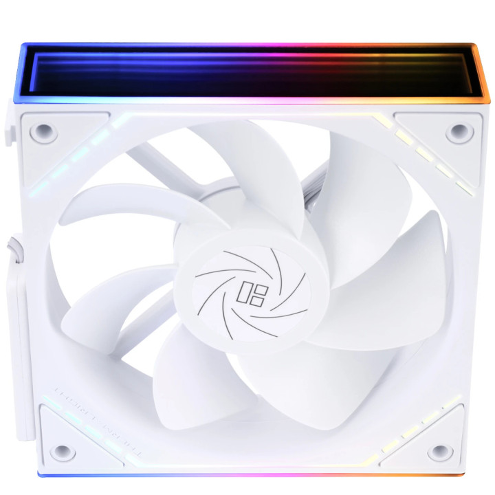 Комплект вентилатори Thermalright 3x120mm TL-M12QRW x 3, White, Reverse, Infinity Mirror, Daisy-Chain, A-RGB - TL-M12QRW-3
