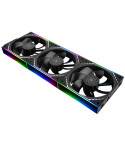 Комплект вентилатори Thermalright 3x120mm TL-M12QR x 3, Reverse, Infinity Mirror, Daisy-Chain, A-RGB - TL-M12QR-3