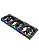 Комплект вентилатори Thermalright 3x120mm TL-M12Q x 3, Infinity Mirror, Daisy-Chain, A-RGB - TL-M12Q-3