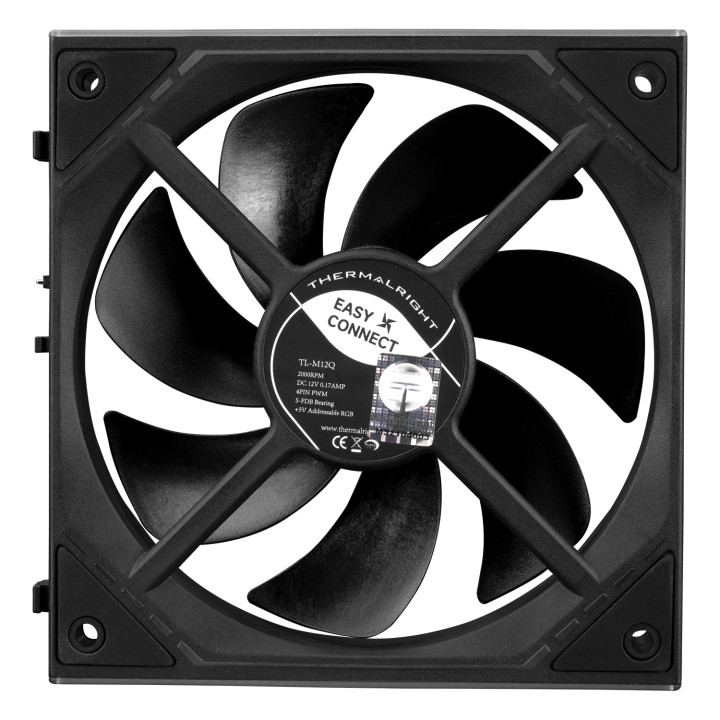Комплект вентилатори Thermalright 3x120mm TL-M12Q x 3, Infinity Mirror, Daisy-Chain, A-RGB - TL-M12Q-3