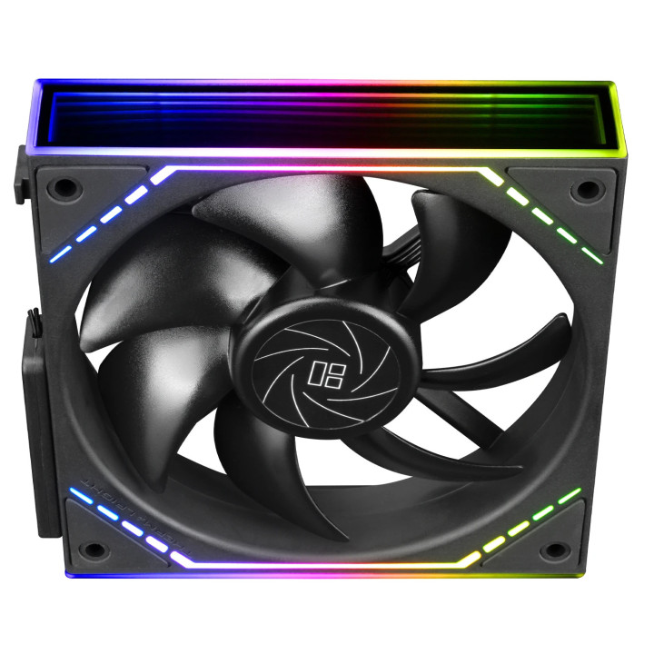 Комплект вентилатори Thermalright 3x120mm TL-M12Q x 3, Infinity Mirror, Daisy-Chain, A-RGB - TL-M12Q-3