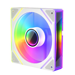 Вентилатор 1stPlayer FC7R-WH 120mm Infinity Mirror ARGB, REVERSE, White - FAN-FC7R-WH