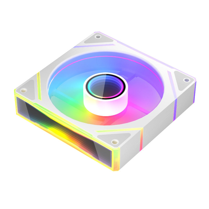 Вентилатор 1stPlayer FC7R-WH 120mm Infinity Mirror ARGB, REVERSE, White - FAN-FC7R-WH