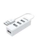 Хъб Unitek USB 2.0 HUB 4 port White - Y-2146