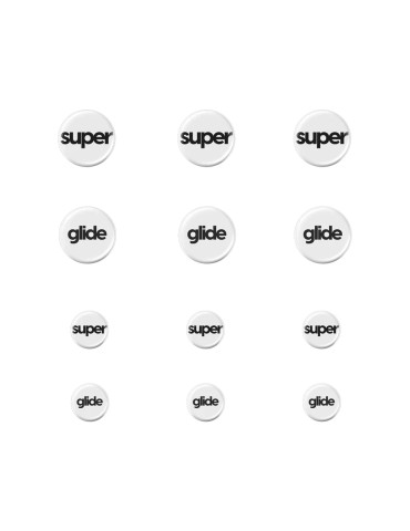 Универсални крачета за мишка Pulsar Superglide 2 for Universal 6mm   9mm 12pcs [White] - UNIDOTSGW2