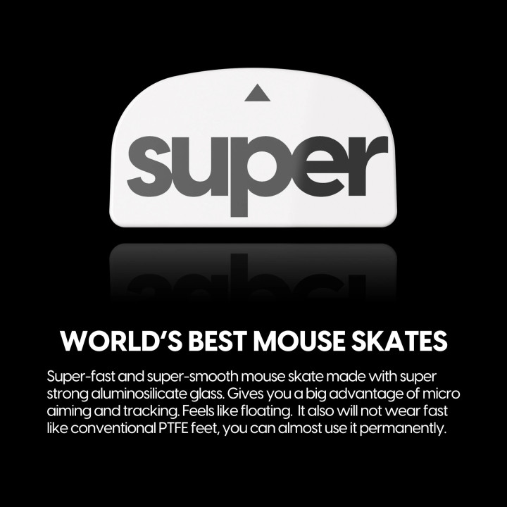 Крачета за мишка Superglide Superglide (Type-C) for Logitech G Pro X Superlight 2 [White] - LGS2GW2