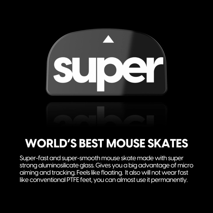 Крачета за мишка Superglide Superglide (Type-C) for Logitech G Pro X Superlight 2 [Black] - LGS2GB2