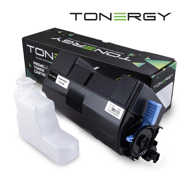 Съвместима тонер касета Tonergy Kyocera TK-3130 TK-3131 TK-3132 TK-3134 Black, 15.5k - TONERGY-TK-3130