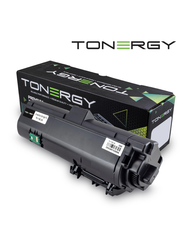 Съвместима тонер касета Tonergy Kyocera TK-1150 TK-1151 TK-1152 TK-1153 TK-1154 TK-1155 TK-1183 Black, 3k - TONERGY-TK1150-3K