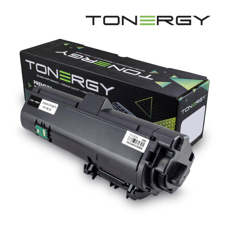 Съвместима тонер касета Tonergy Kyocera TK-1150 TK-1151 TK-1152 TK-1153 TK-1154 TK-1155 TK-1183 Black, 3k - TONERGY-TK1150-3K