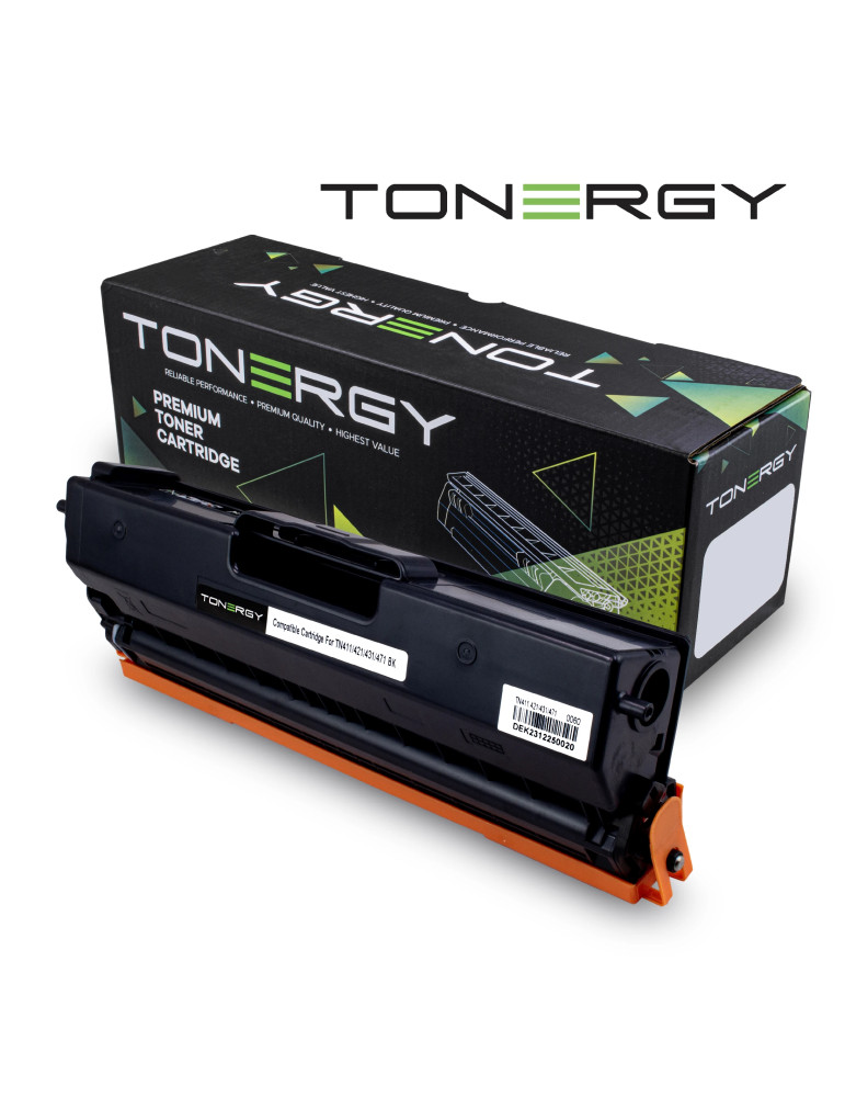 Съвместима тонер касета Tonergy Brother TN-411 TN-421 TN-431 TN-471 Black, 3K - TONERGY-TN411/421/431/471-BK