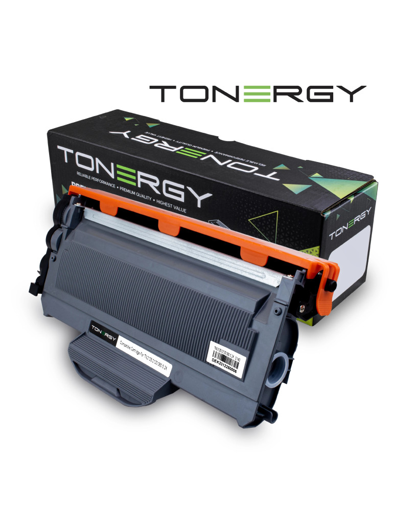 Съвместима тонер касета Tonergy Brother TN-2125 TN-2120 TN-360 Black, 5.2k - TONERGY-TN2125/2120/360/5.2K