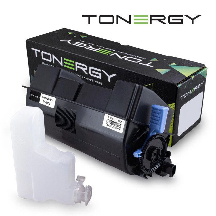 Съвместима тонер касета Tonergy Kyocera TK-3100 TK-3101 TK-3102 TK-3104 Black, 12.5k - TONERGY-TK-3100/3101/3102/3104