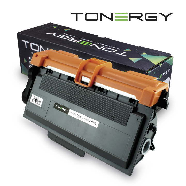 Съвместима тонер касета Tonergy Brother TN-750 TN-3380 TN-3385 Black, 8k - TONERGY-TN750/3380/3360