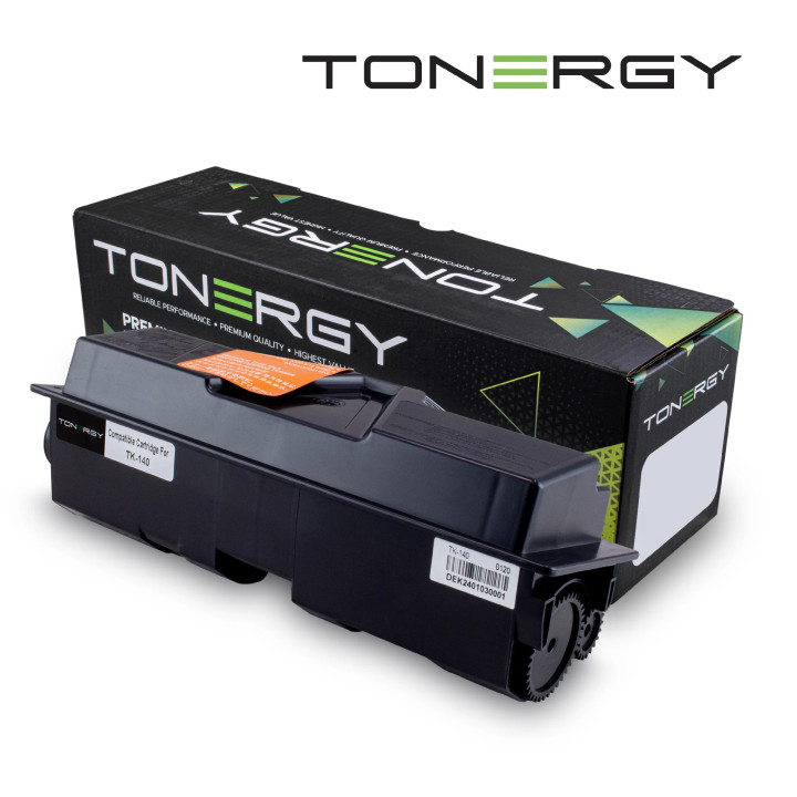 Съвместима тонер касета Tonergy Kyocera TK-140 TK-141 TK-142 TK-144 Black, 4k - TONERGY-TK-140/141/142/144