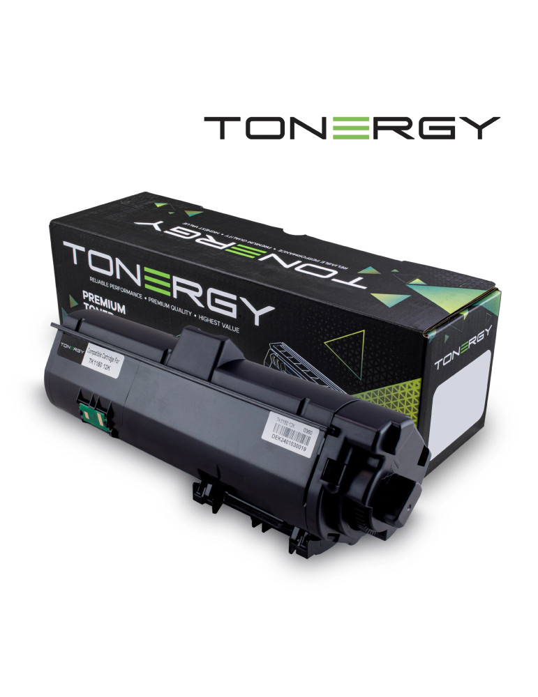 Съвместима тонер касета Tonergy Kyocera TK-1150 TK-1151 TK-1152 TK-1153 TK-1154 TK-1155 TK-1183 Black, 12k - TONERGY-TK1150-12K