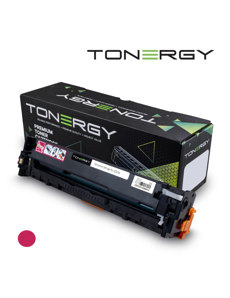 Съвместима тонер касета Tonergy HP 128A CE323A Magenta, Standard Capacity 1.3k - TONERGY-CE323A