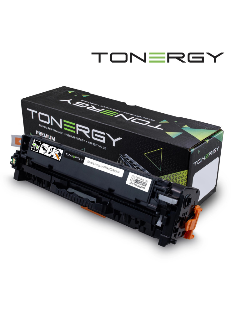 Съвместима тонер касета Tonergy HP 312A 304A 305A CF380A/CC530A/CE410A Black, Standard Capacity 2.4k - TONERGY-CF380A
