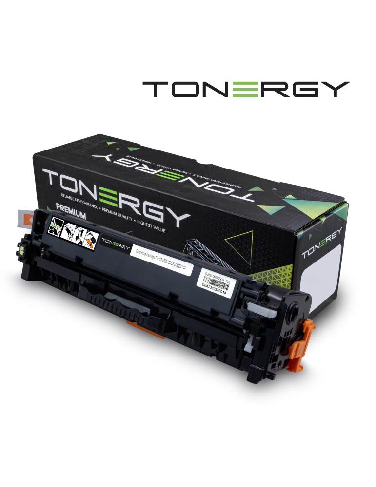 Съвместима тонер касета Tonergy HP 312X 304X 305X CF380X/CC530X/CE410X Black, High Capacity 4.4k - TONERGY-CF380X