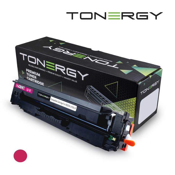 Съвместима тонер касета Tonergy HP 415X 414X 416X W2033X W2023X W2043X Magenta, High Capacity 6k - TONERGY-W2033/2023/2043X