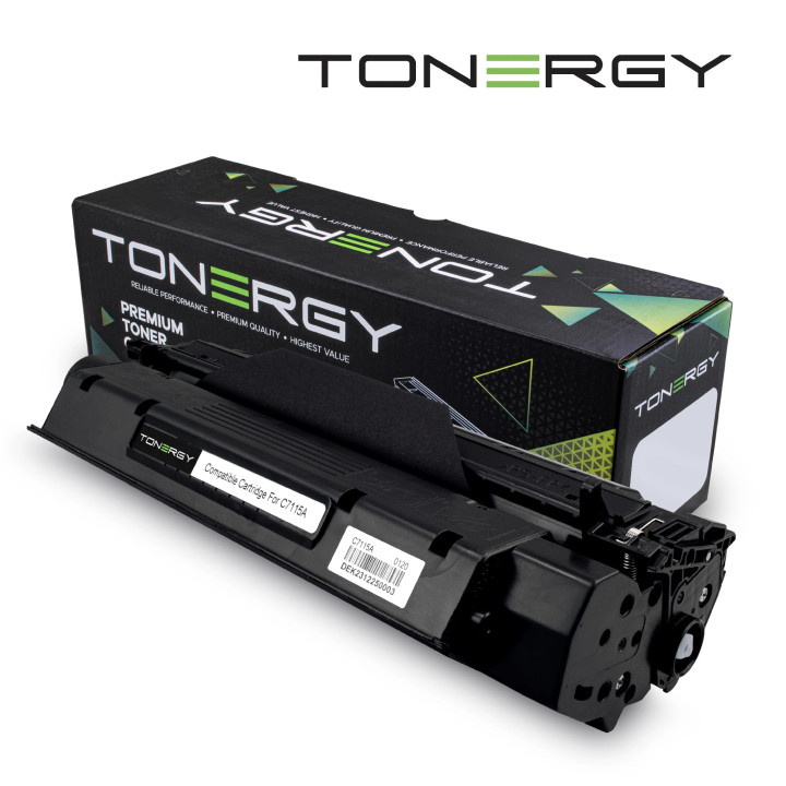 Съвместима тонер касета Tonergy HP 15A 13A 24A C7115A/2613A/2624A Canon EP-25 Black, 2.5k - TONERGY-C7115A/2613A/2624A