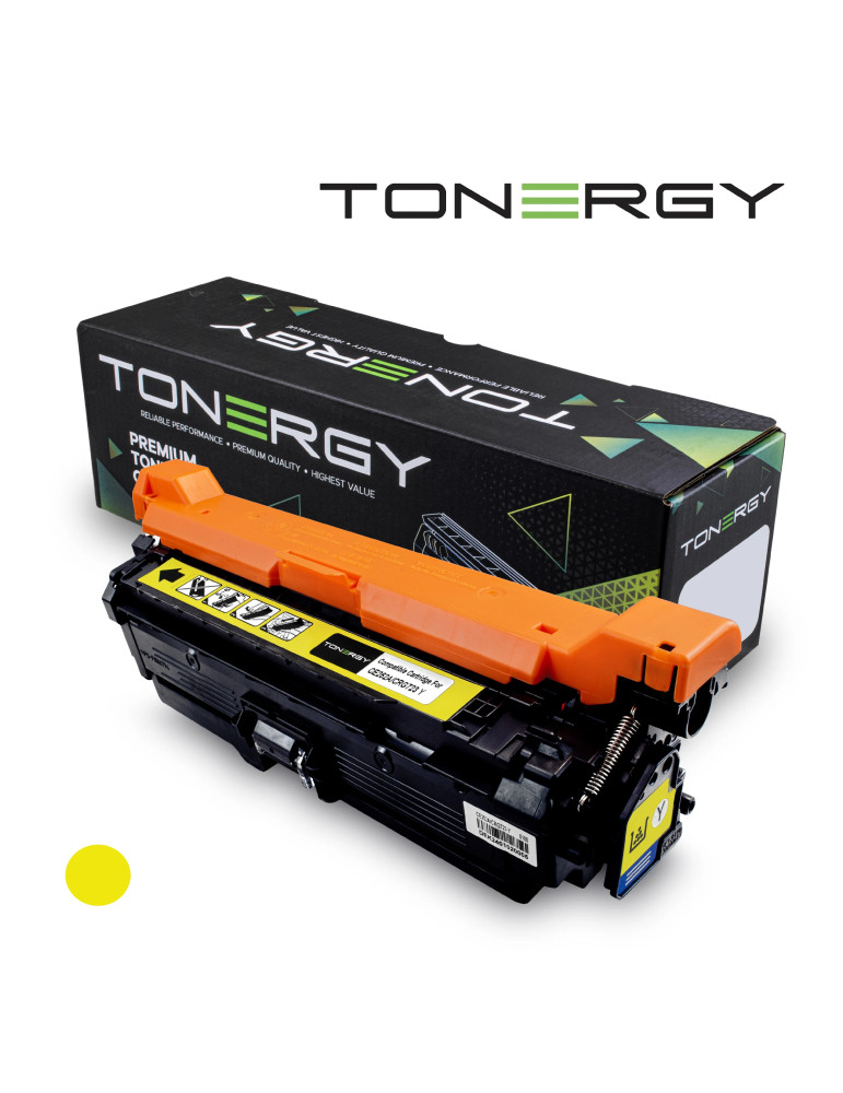 Съвместима тонер касета Tonergy HP 504A CE252A Canon 2644B002AA CRG-723 Yellow, 7K - TONERGY-CE252X/CRG-723