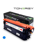 Съвместима тонер касета Tonergy HP 508X CF361X Cyan, High Capacity 9.5k - TONERGY-CF361X