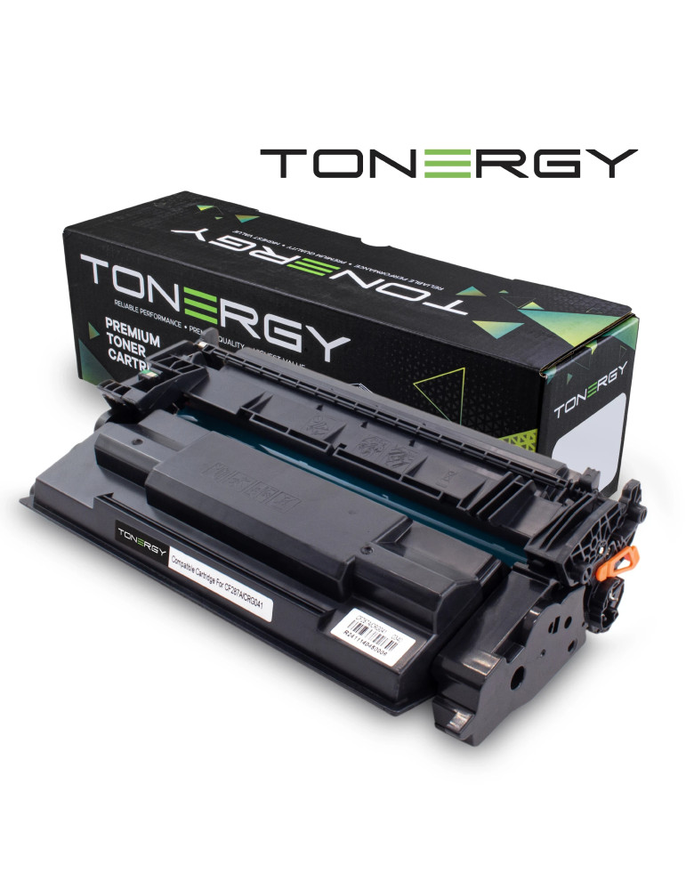 Съвместима тонер касета Tonergy HP 87A CF287A Canon CRG-041 Black, Standard Capacity 9k - TONERGY-CF287A/CRG041