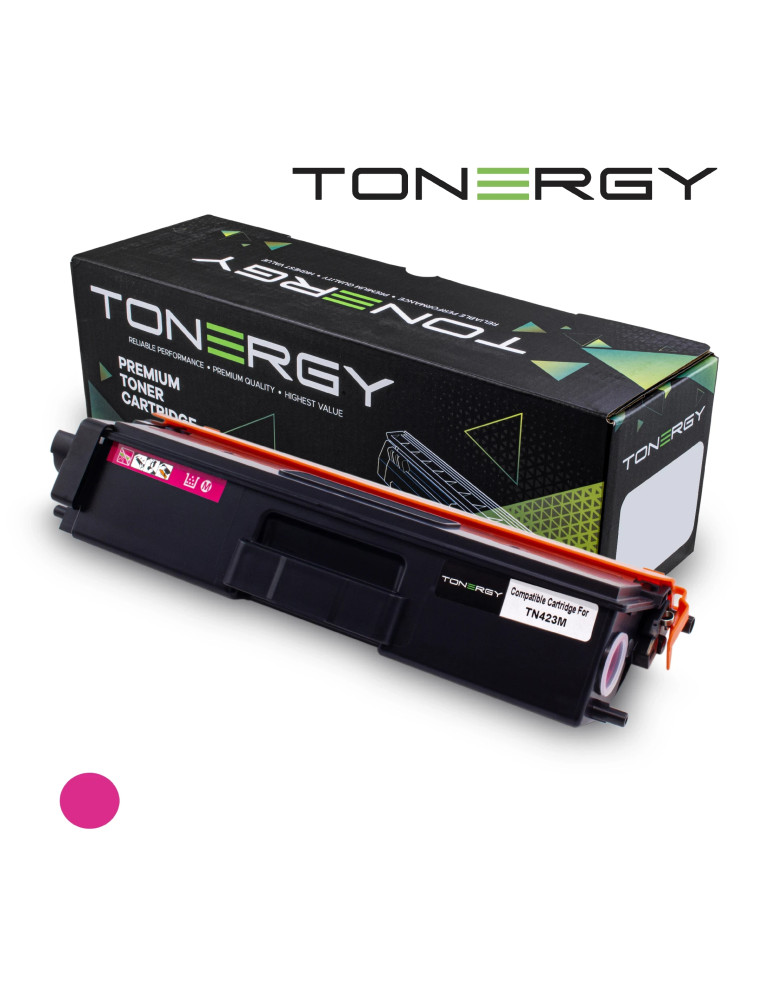 Съвместима тонер касета Tonergy Brother TN423M Magenta, High Capacity 4k - TONERGY-TN423M