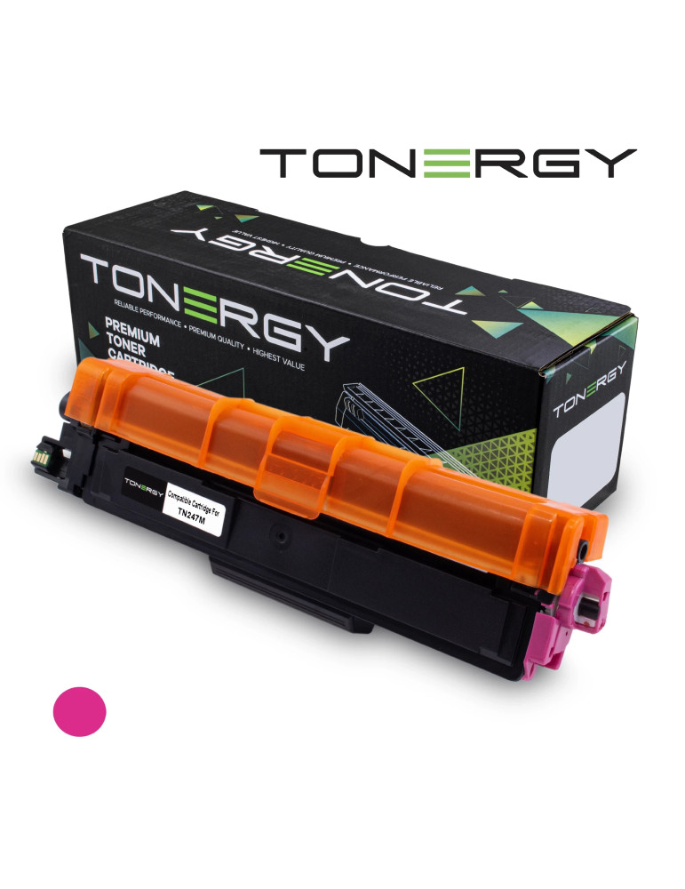 Съвместима тонер касета Tonergy Brother TN247M Magenta, High Capacity 2.3k - TONERGY-TN247M