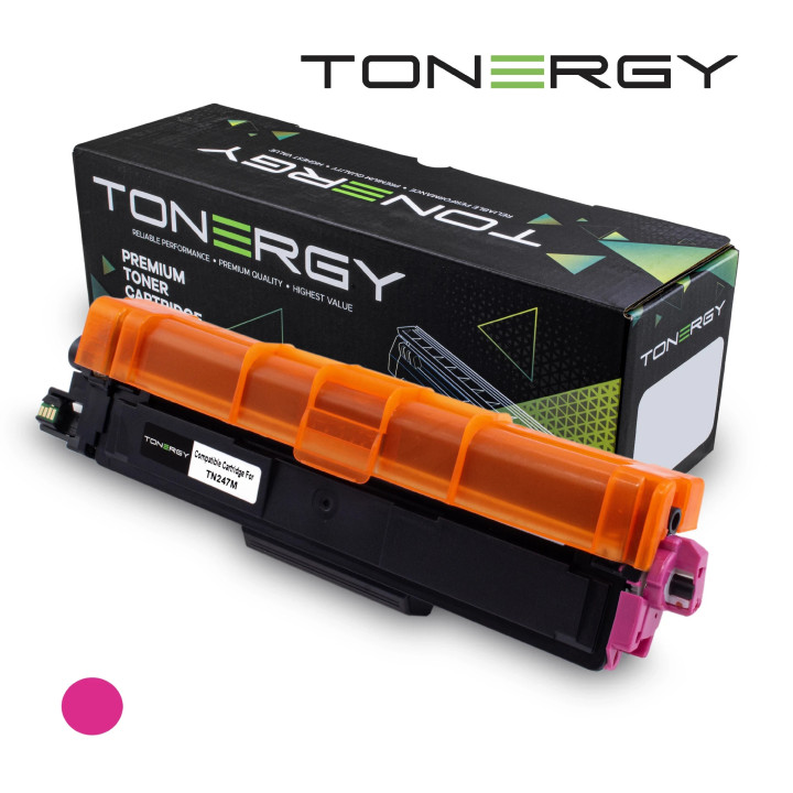 Съвместима тонер касета Tonergy Brother TN247M Magenta, High Capacity 2.3k - TONERGY-TN247M