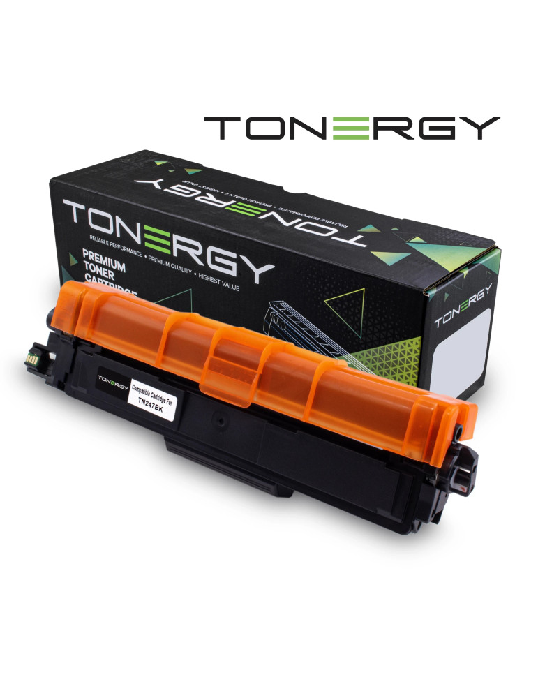 Съвместима тонер касета Tonergy Brother TN247BK Black, High Capacity 3k - TONERGY-TN247BK