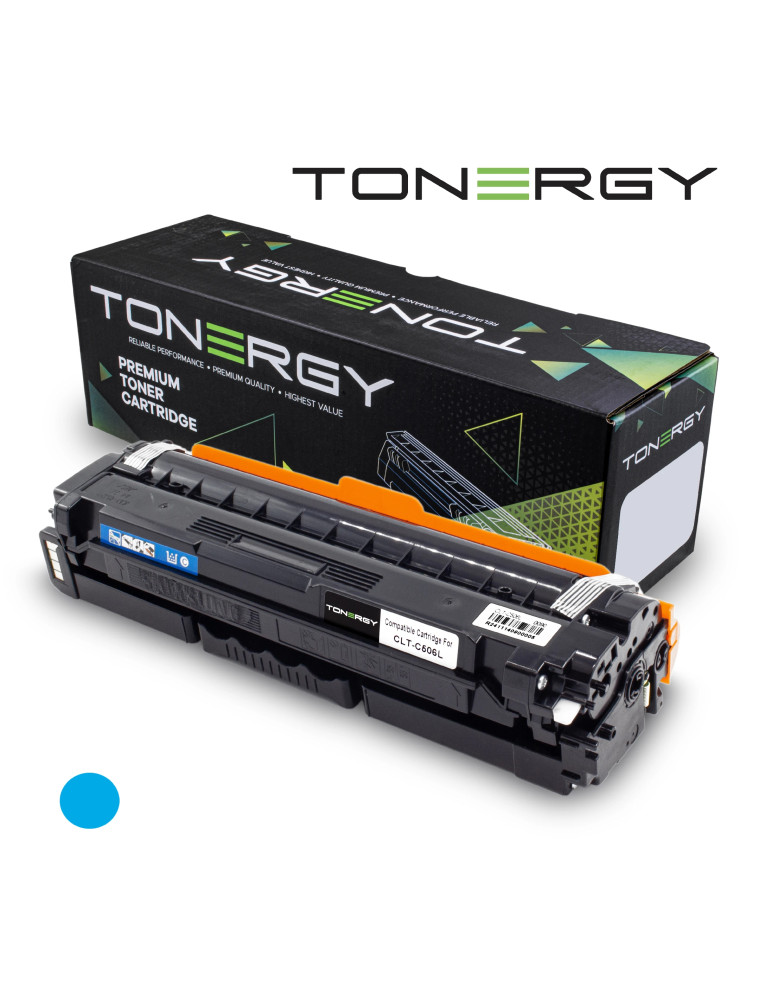 Съвместима тонер касета Tonergy Samsung CLT-C506L Cyan, 3.5k - TONERGY-CLT-C506L