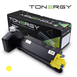 Съвместима тонер касета Tonergy Kyocera TK-5140 Yellow, 5k - TONERGY-TK-5140Y