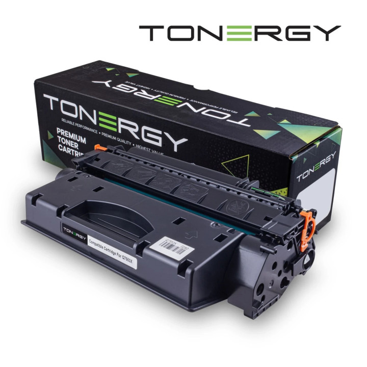 Съвместима тонер касета Tonergy HP 53X Q7553X Canon CRG-715H Black, 7k - TONERGY-Q7553X/CRG-715H