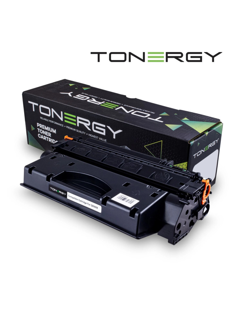 Съвместима тонер касета Tonergy HP 49X Q5949X Canon CRG-708H Black, 6k - TONERGY-Q5949X/CRG-708H