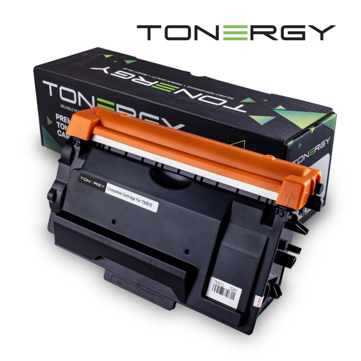 Съвместима тонер касета Tonergy Brother TN-3512 Black, 12k - TONERGY-TN3512
