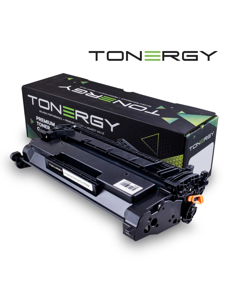 Съвместима тонер касета Tonergy HP 26A CF226A Black, 3k - TONERGY-CF226A