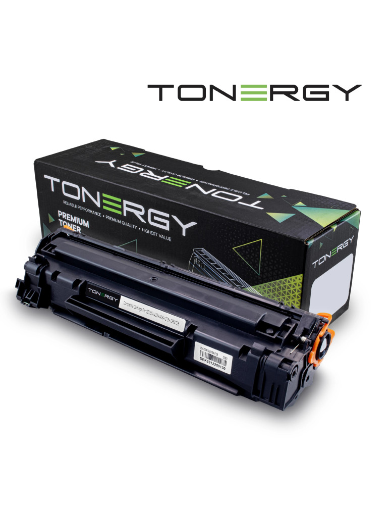 Съвместима тонер касета Tonergy HP 35A 36A 78A 85A CE285A/CB435A/CB436A/CF278A Canon CRG-725 Black, 2k - TONERGY-CE285A/CB435A/CB436A/CF2