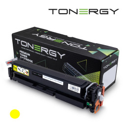 Съвместима тонер касета Tonergy HP 202X CF502X Canon CRG-054H Yellow, High Capacity 2.5K - TONERGY-CRG054H-Y
