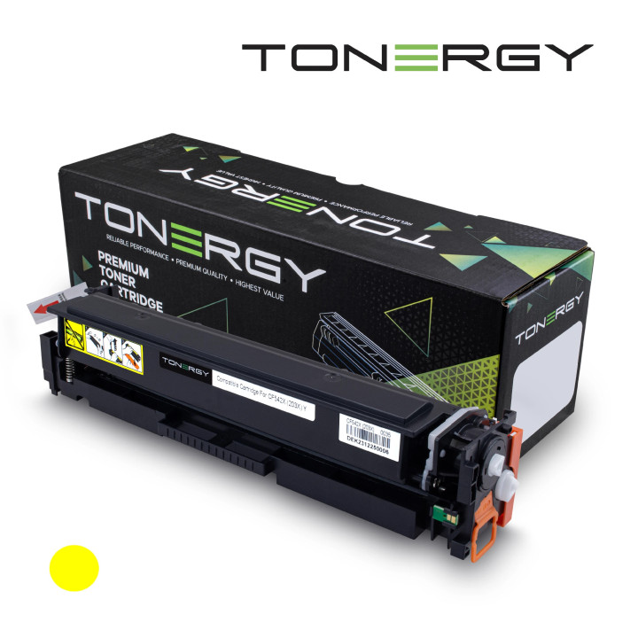 Съвместима тонер касета Tonergy HP 203X CF542X Yellow, High Capacity 2.5k - TONERGY-CF542X/203X