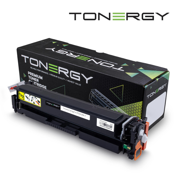 Съвместима тонер касета Tonergy HP 205A CF532A Yellow, Standard Capacity 0.9k - TONERGY-CF532A/205A
