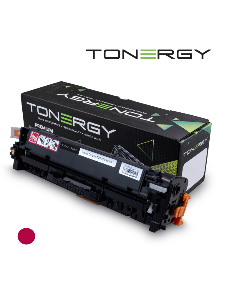 Съвместима тонер касета Tonergy HP 312A 304A 305A CF383A/CC533A/CE413A Magenta, Standard Capacity 2.7k - TONERGY-CF383A