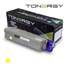 Съвместима тонер касета Tonergy OKI 44315301 Yellow, 6k - TONERGY-OKI-C610-Y